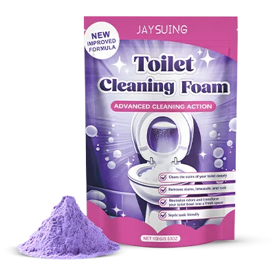 FlushCleanse Deep Foaming Toilet Cleaning Powder Packaging